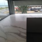 Marble bench coated with Clearstone